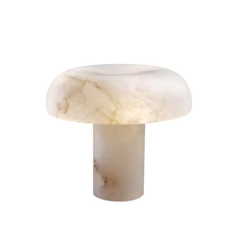 テーブルライト おしゃれ 天然大理石 マーブル ベッドライト 寝室 G9*3 LED対応 間接照明 ホテル インテリア