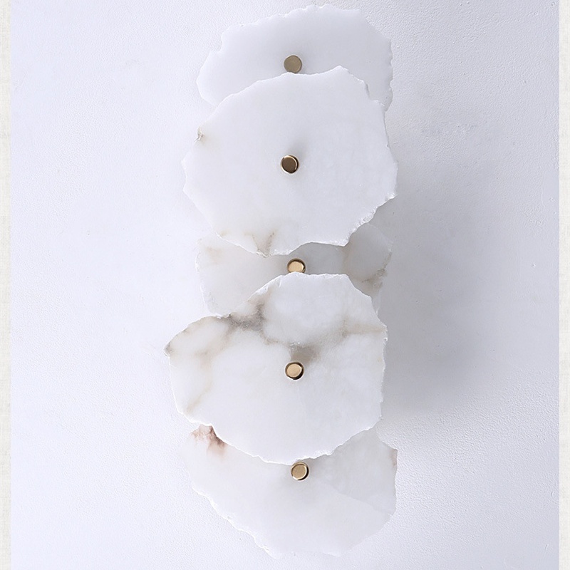 Crystal Hotel ウォールライト ブラケットライト 大理石調ストーン インテリア 天然石 おしゃれ LED光源内蔵 電球色