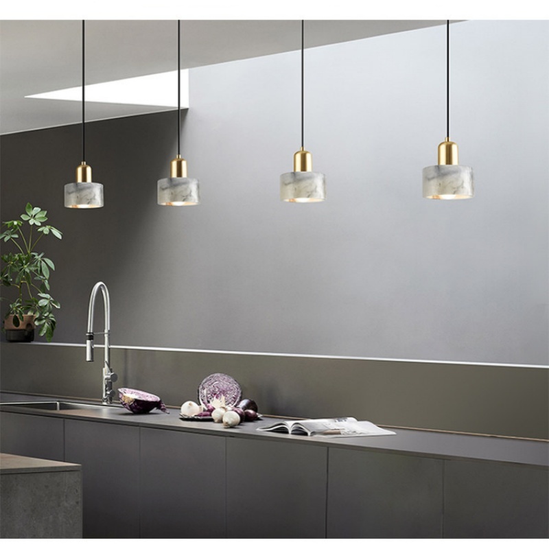 ペンダントライト 大理石 天然の石 ダイニング レトロで和モダンな吊り下げ照明