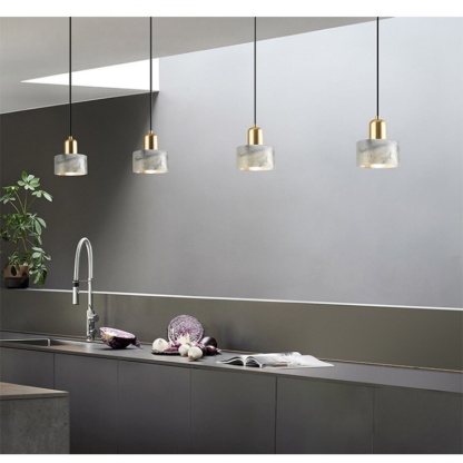 ペンダントライト 大理石 天然の石 ダイニング レトロで和モダンな吊り下げ照明