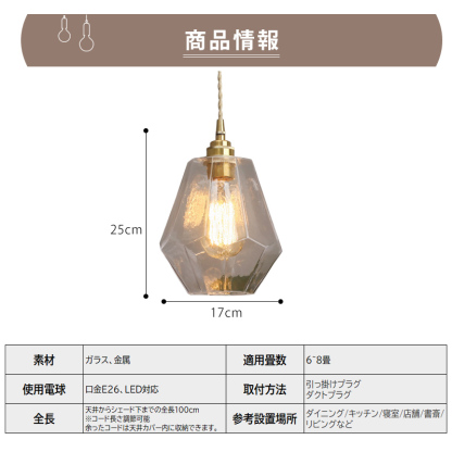 ペンダントライト 北欧 ガラス ダイニング おしゃれ 1灯 口金E26 LED対応 アイアン 金属 モダン シンプル デザイン 照明 天井照明 ライト 玄関 リビング 寝室 洗面所 居間 キッチン ダクトレール 引掛けシーリング 北欧