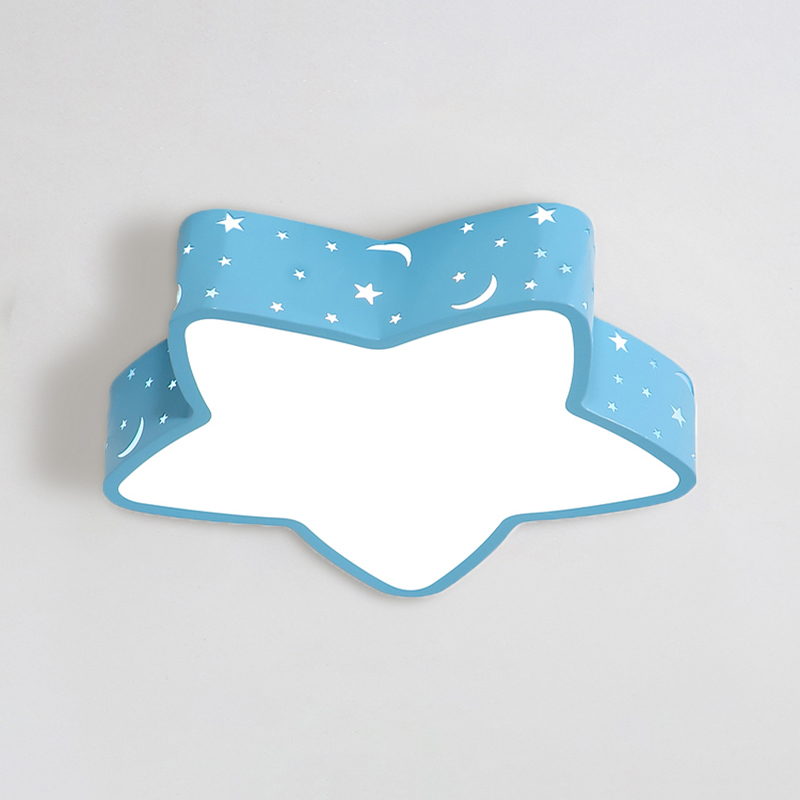 木製　星型シーリングライト 調光機能付き　子供部屋 木製 星型シーリングライト 調光機能付き 子供部屋