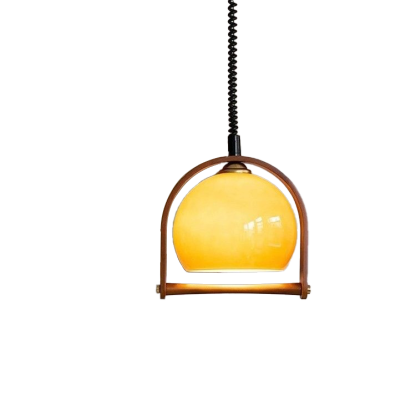 ペンダントライト おしゃれ ガラス レトロ 木 1灯 吊下げ灯 天井照明 間接照明 北欧 LED電球 洋風 キッチン 照明器具 トイレ 階段 引掛シーリング ダクトレール 電気 モダン シンプル かわいい リビング ダイニング インテリア照明 食卓 和室 癒やし 省エネ