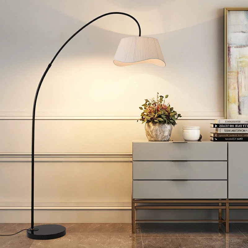 フロアライト アーチ 照明 おしゃれ 布 間接照明 照明器具 スタンドライト ルームライト 北欧 シンプル ナチュラル アンティーク クラシック リビング 寝室 書斎 一人暮らし かわいい インテリア ライト アーチ