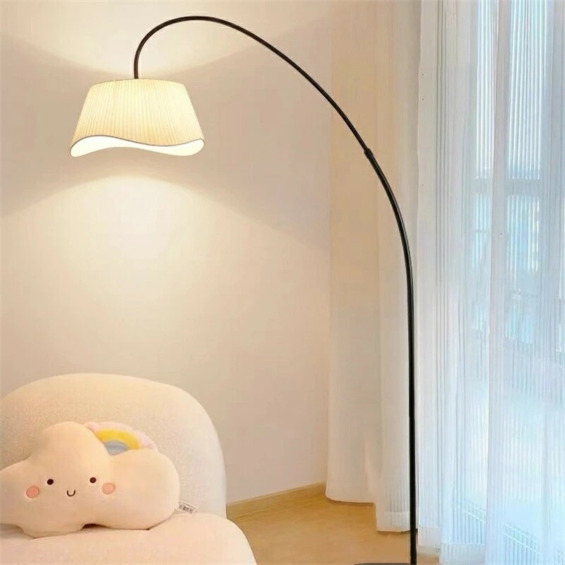 フロアライト アーチ 照明 おしゃれ 布 間接照明 照明器具 スタンドライト ルームライト 北欧 シンプル ナチュラル アンティーク クラシック リビング 寝室 書斎 一人暮らし かわいい インテリア ライト アーチ