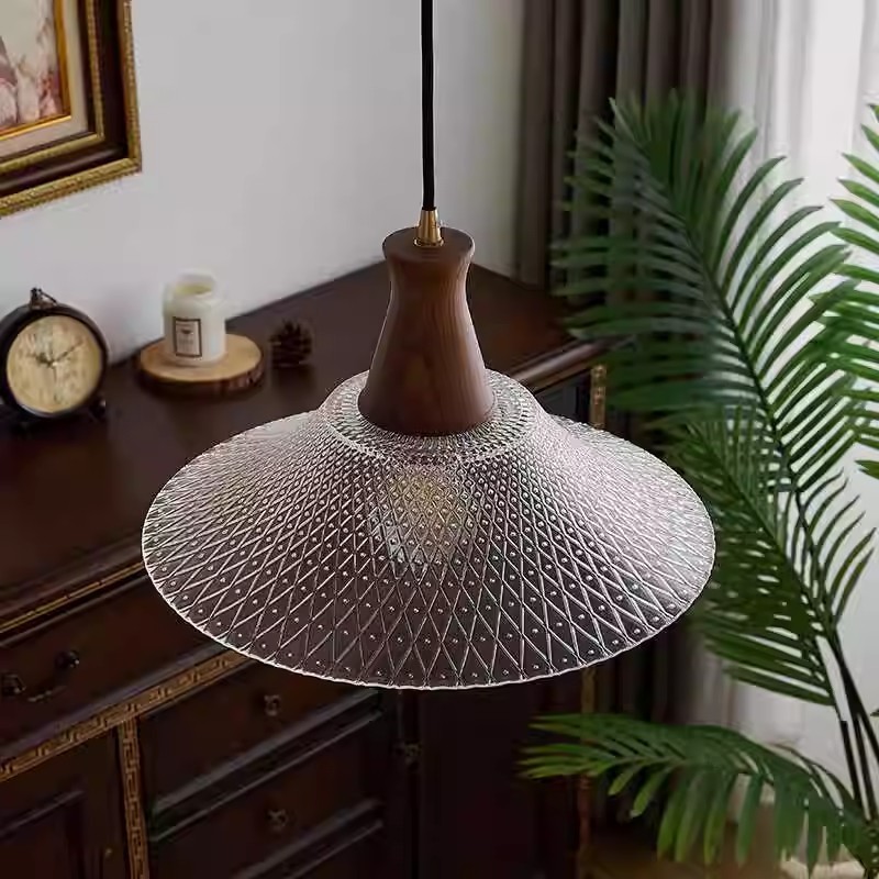 ペンダントライト おしゃれ ガラス 木 レトロ 1灯 吊下げ灯 天井照明 間接照明 北欧 LED電球 洋風 キッチン 照明器具 トイレ 階段 引掛シーリング ダクトレール 電気 モダン シンプル  リビング ダイニング インテリア照明 食卓 和室 癒やし 省エネ