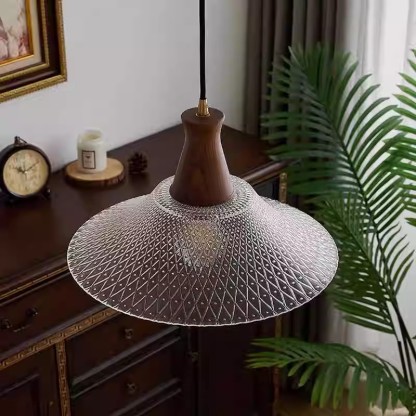 ペンダントライト おしゃれ ガラス 木 レトロ 1灯 吊下げ灯 天井照明 間接照明 北欧 LED電球 洋風 キッチン 照明器具 トイレ 階段 引掛シーリング ダクトレール 電気 モダン シンプル  リビング ダイニング インテリア照明 食卓 和室 癒やし 省エネ