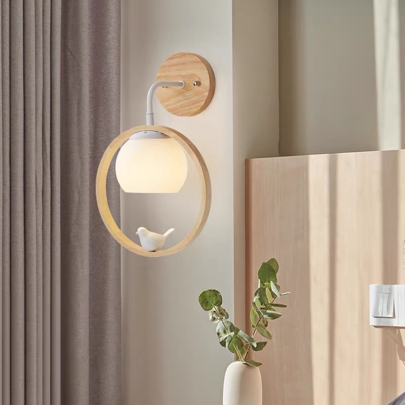 ブラケットライト 壁掛け ウォールライト 壁飾り 小鳥 ホワイト 鳥ライト led 木 北欧 モダン 照明器具 間接照明 ダイニング お洒落 壁掛けライト ランプ レトロ アンティーク おしゃれ インテリア ベッド  玄関 書斎 寝室 洗面所 店舗 工事必要 壁