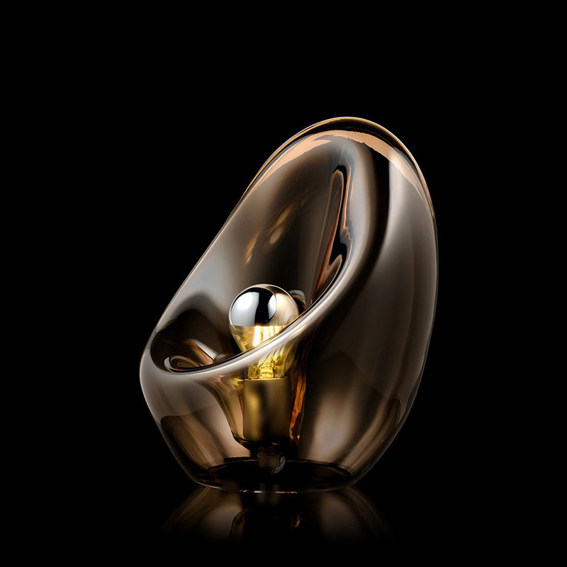 Crystal Hotel テーブルライト おしゃれ ガラス アイアン ベッドライト 寝室 LED対応 間接照明 ホテル インテリア