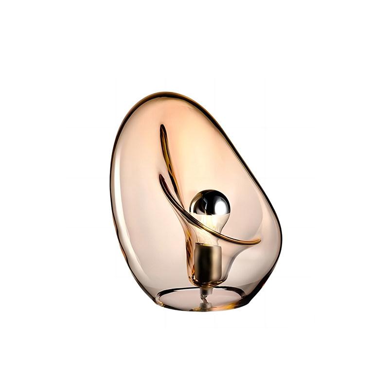 Crystal Hotel テーブルライト おしゃれ ガラス アイアン ベッドライト 寝室 LED対応 間接照明 ホテル インテリア