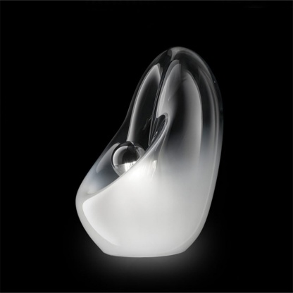 Crystal Hotel テーブルライト おしゃれ ガラス アイアン ベッドライト 寝室 LED対応 間接照明 ホテル インテリア