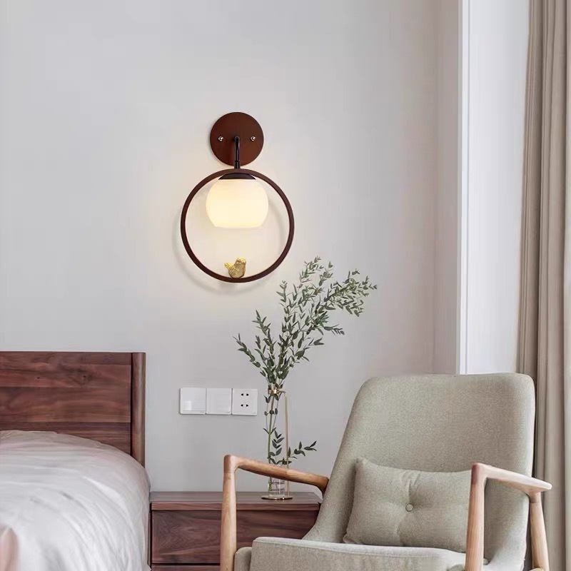 ブラケットライト 壁掛け ウォールライト 壁飾り 小鳥 ホワイト 鳥ライト led 木 北欧 モダン 照明器具 間接照明 ダイニング お洒落 壁掛けライト ランプ レトロ アンティーク おしゃれ インテリア ベッド  玄関 書斎 寝室 洗面所 店舗 工事必要 壁