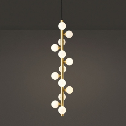 Aladdinlightシャンデリア、ガラスランプシェード、リビング、ダイニング、カフェ用、レトロモダンスタイル