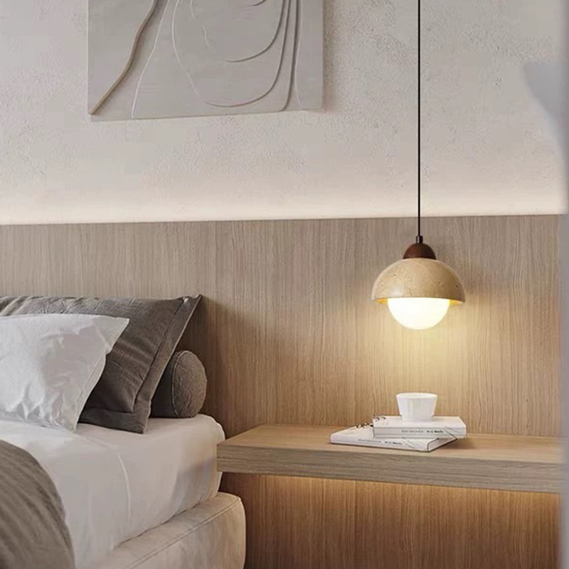 ペンダントライト 北欧 おしゃれ ダイニング 黄洞石 木 おしゃれ 1灯 口金E26 LED対応 モダン シンプル 照明 天井照明 シェードランプ 玄関 リビング 寝室 洗面所 居間用 キッチン 簡単取付 引掛けシーリング ダクトレール