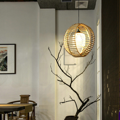 ペンダントライト ダイニング  北欧 ダクトレール用 藤 竹 円型 1灯 E26口金 led モダン シンプル レトロ デザイン 天井照明 シェードランプ  ライト 玄関 リビング  トイレ 寝室 洗面所 居間用 キッチン 食卓用  可愛い 階段 和風 子供部屋 光 影 天然素材 自然