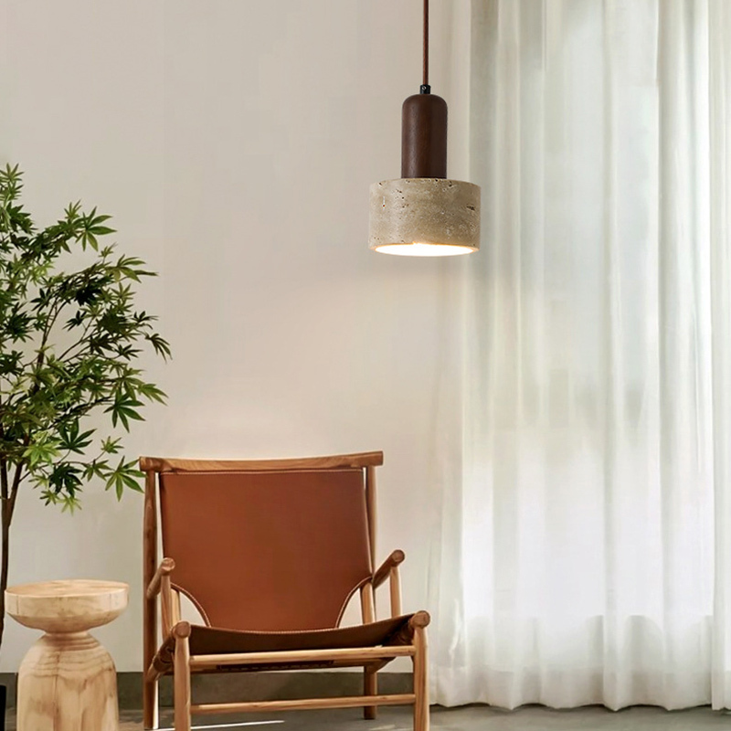 ペンダントライト 北欧 おしゃれ ダイニング 黄洞石 木 おしゃれ 1灯 口金E26 LED対応 モダン シンプル 照明 天井照明 シェードランプ 玄関 リビング 寝室 洗面所 居間用 キッチン 簡単取付 引掛けシーリング ダクトレール