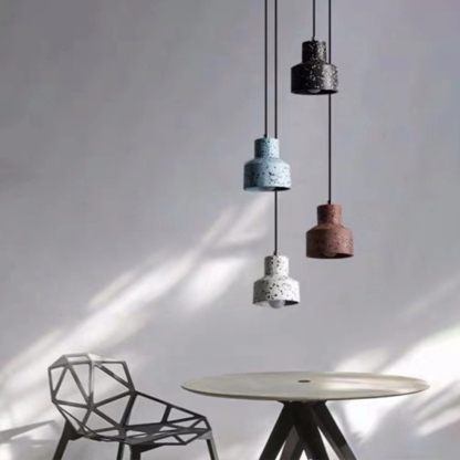 ペンダントライト 北欧 おしゃれ ダイニング テラゾー おしゃれ 1灯 口金E26 LED対応 モダン シンプル 照明 天井照明 シェードランプ 玄関 リビング 寝室 洗面所 居間用 キッチン 簡単取付 引掛けシーリング ダクトレール