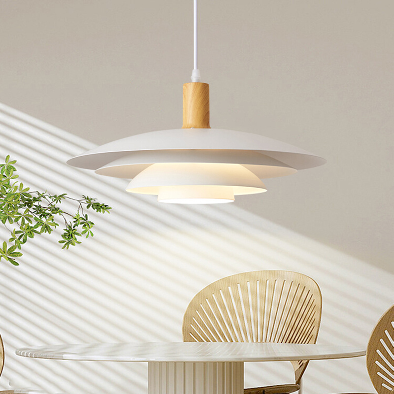 ペンダントライト 北欧 ダイニング スチール 木 おしゃれ 1灯 口金E26 LED対応 モダン シンプル デザイン 照明 天井照明 子供部屋 玄関 リビング 寝室 洗面所 居間用 キッチン 簡単取付 引掛けシーリング ダクトレール