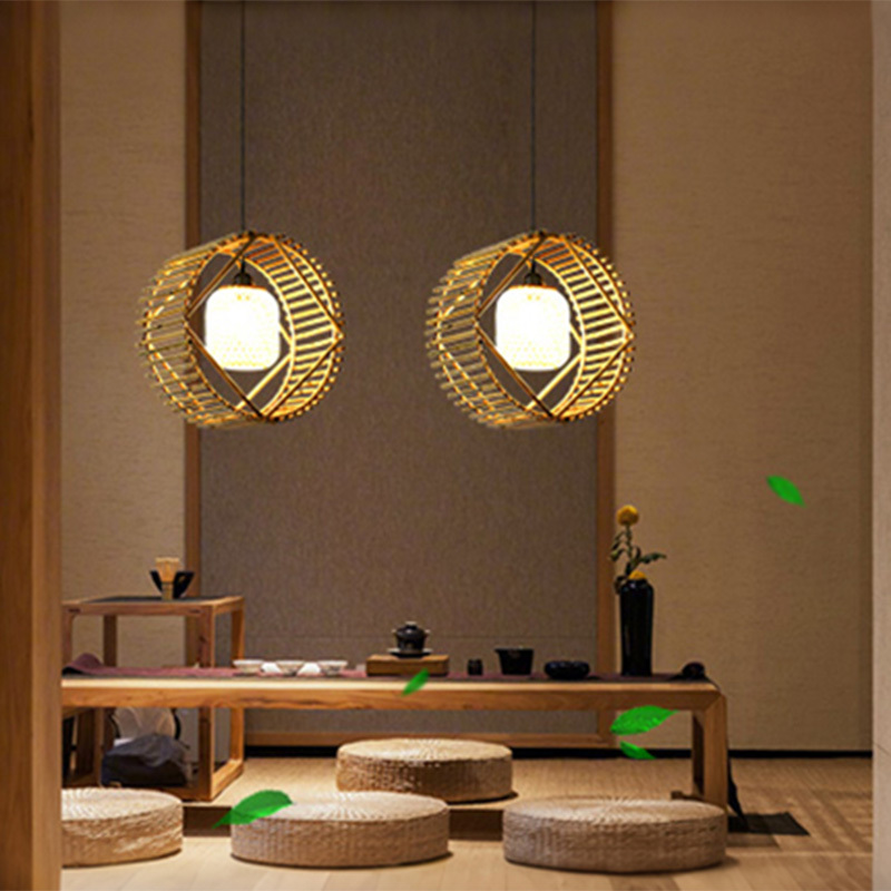ペンダントライト ダイニング  北欧 ダクトレール用 藤 竹 円型 1灯 E26口金 led モダン シンプル レトロ デザイン 天井照明 シェードランプ  ライト 玄関 リビング  トイレ 寝室 洗面所 居間用 キッチン 食卓用  可愛い 階段 和風 子供部屋 光 影 天然素材 自然
