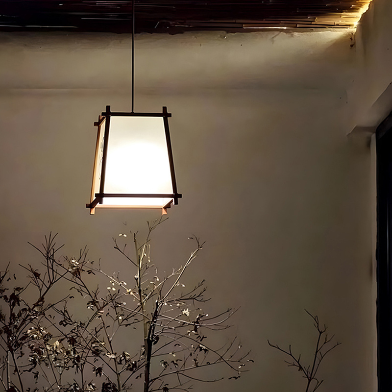 ペンダントライト ダイニング  北欧 布 木 織物 木枠 ダクトレール用 アイアン 台形 1灯 E26口金 led モダン シンプル レトロ デザイン 天井照明 フランス風 リビング  トイレ 寝室 洗面所 居間用 キッチン 食卓用  可愛い 階段 和風 グリーン 自然  雰囲気作り