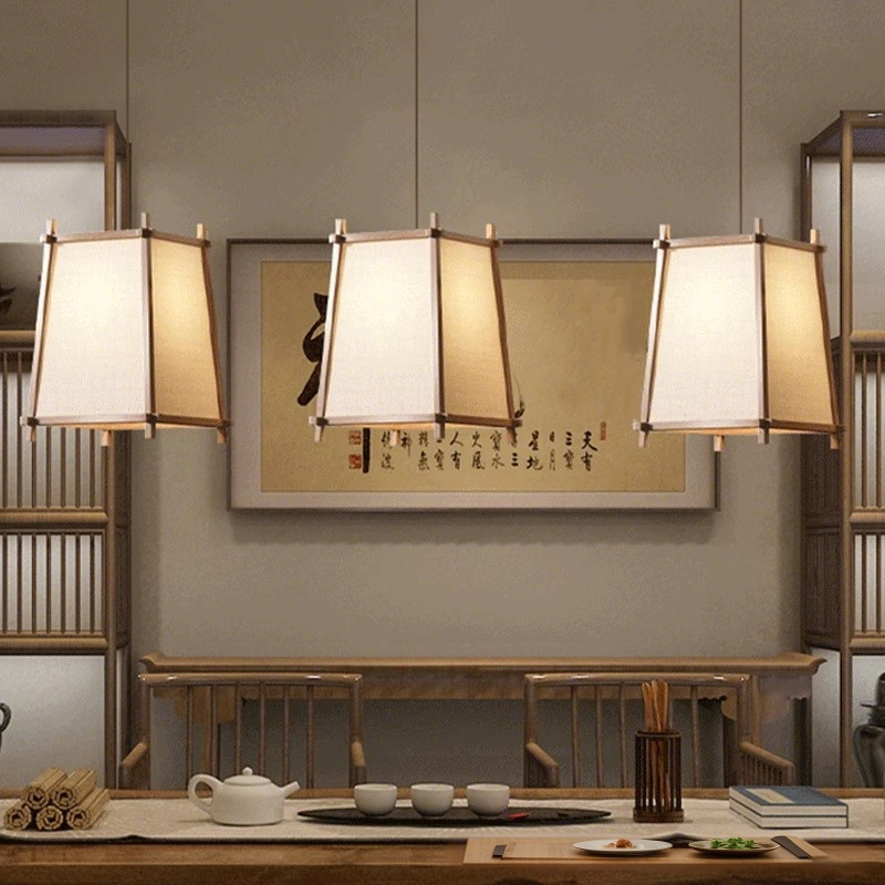 ペンダントライト ダイニング  北欧 布 木 織物 木枠 ダクトレール用 アイアン 台形 1灯 E26口金 led モダン シンプル レトロ デザイン 天井照明 フランス風 リビング  トイレ 寝室 洗面所 居間用 キッチン 食卓用  可愛い 階段 和風 グリーン 自然  雰囲気作り