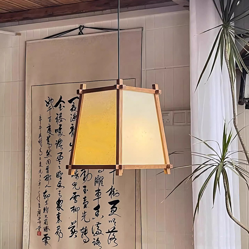 ペンダントライト ダイニング  北欧 布 木 織物 木枠 ダクトレール用 アイアン 台形 1灯 E26口金 led モダン シンプル レトロ デザイン 天井照明 フランス風 リビング  トイレ 寝室 洗面所 居間用 キッチン 食卓用  可愛い 階段 和風 グリーン 自然  雰囲気作り