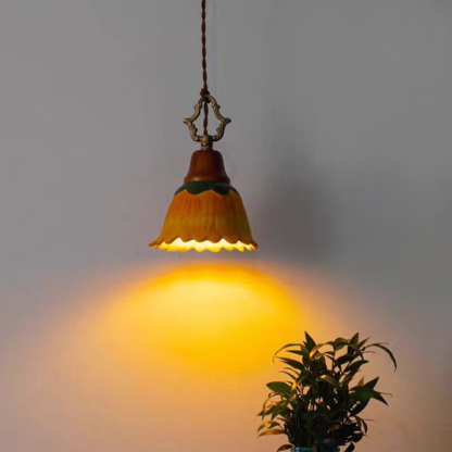 ペンダントライト 北欧 ダイニング おしゃれ 口金G9 陶器 磁器 食卓用 天井照明 花びら レトロ ナチュラル シンプル キッチン 玄関 シーリングライト カフェ 照明 おしゃれ セラミック リビング 居間 インテリア インダストリアル 寝室 カントリー 小型 引越し