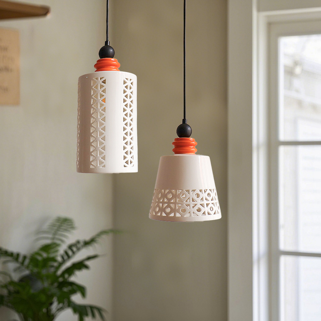 ペンダントライト 北欧 ダイニング 磁器 陶器 アイアン 金属 おしゃれ 1灯 口金E26 LED対応 モダン シンプル 照明 天井照明 シェードランプ 玄関 リビング 寝室 洗面所 居間用 キッチン 簡単取付 引掛けシーリング おしゃれ ダクトレール