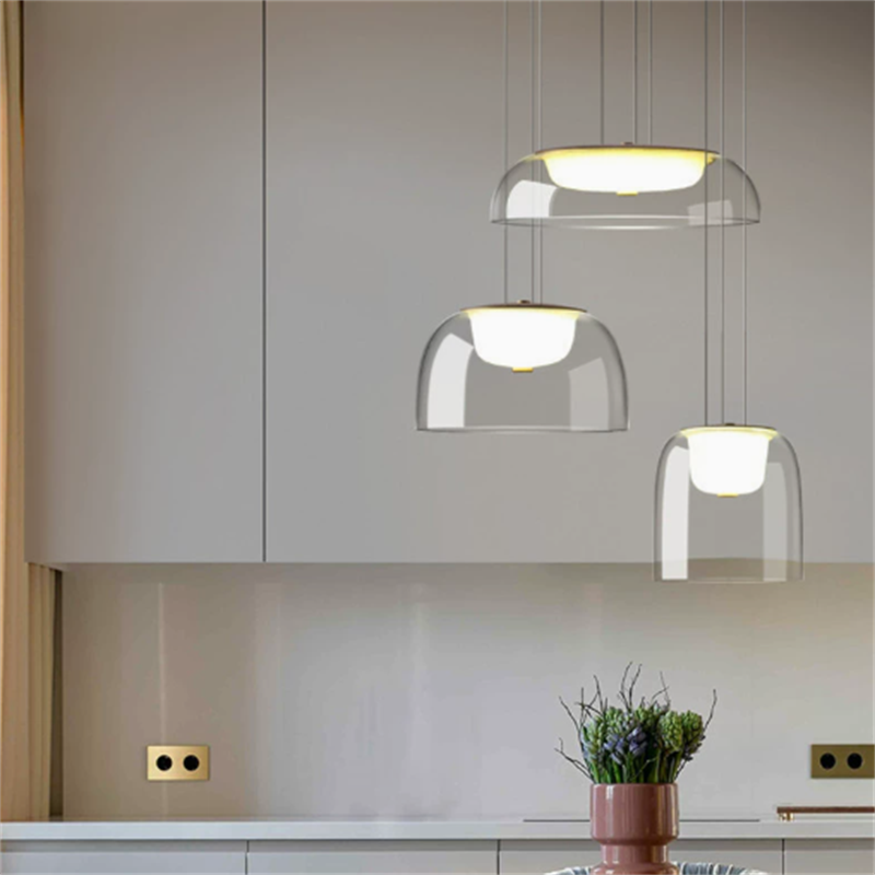 Aladdinlightペンダントライト　ガラス　吊り下げ照明　ダイニング  キッチン   バーカウンター    ベッドサイド