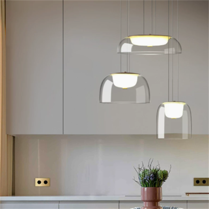 Aladdinlightペンダントライト　ガラス　吊り下げ照明　ダイニング  キッチン   バーカウンター    ベッドサイド