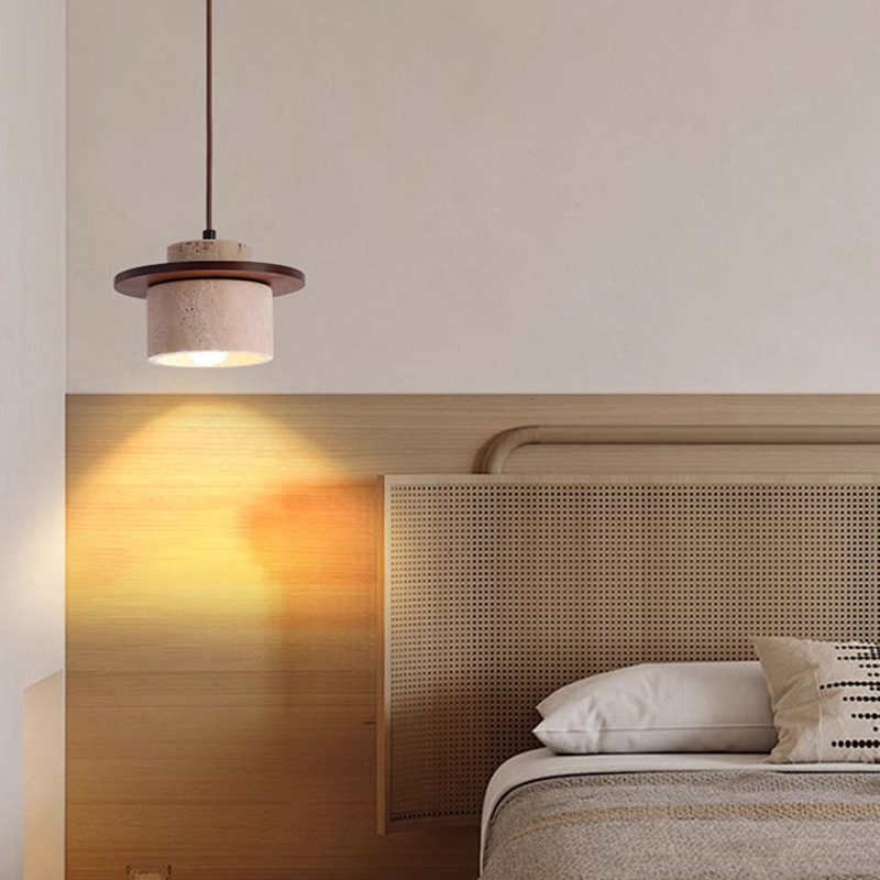 ペンダントライト 北欧 ダイニング 木 黄洞石 おしゃれ 1灯 口金E26 LED対応 モダン シンプル デザイン 照明 天井照明 シェードランプ ライト 玄関 リビング 寝室 洗面所 居間用 キッチン 簡単取付 引掛けシーリング おしゃれ ダクトレール