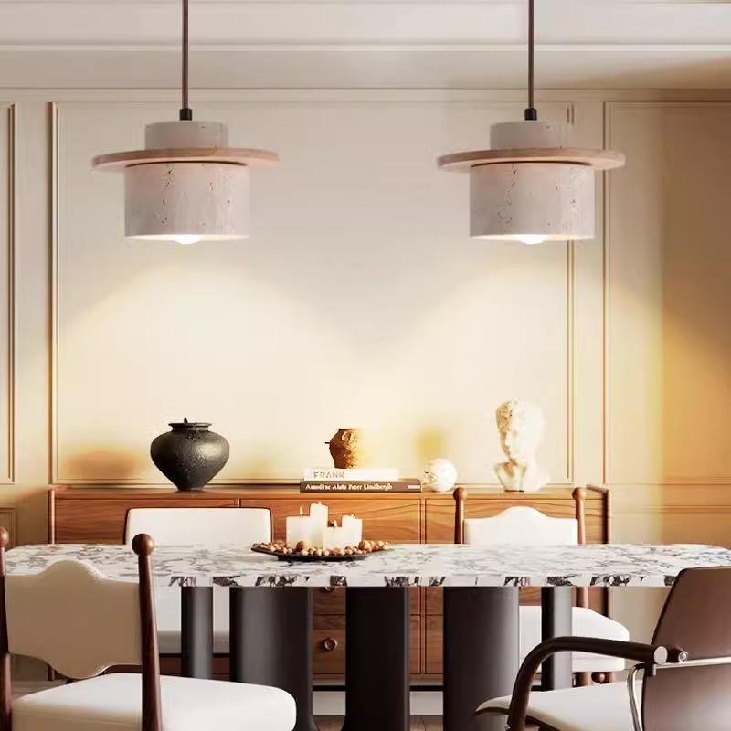 ペンダントライト 北欧 ダイニング 木 黄洞石 おしゃれ 1灯 口金E26 LED対応 モダン シンプル デザイン 照明 天井照明 シェードランプ ライト 玄関 リビング 寝室 洗面所 居間用 キッチン 簡単取付 引掛けシーリング おしゃれ ダクトレール