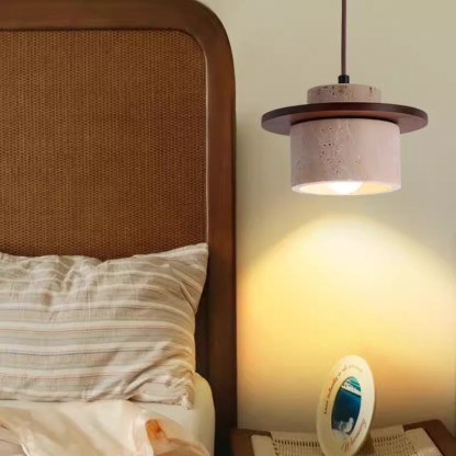 ペンダントライト 北欧 ダイニング 木 黄洞石 おしゃれ 1灯 口金E26 LED対応 モダン シンプル デザイン 照明 天井照明 シェードランプ ライト 玄関 リビング 寝室 洗面所 居間用 キッチン 簡単取付 引掛けシーリング おしゃれ ダクトレール