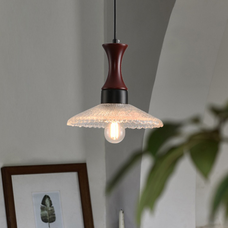ペンダントライト 北欧 ガラス 木 ダイニング おしゃれ 1灯 口金E26 LED対応 アイアン 金属 モダン シンプル デザイン 照明 天井照明 ライト 玄関 リビング 寝室 洗面所 居間 キッチン ダクトレール 引掛けシーリング 北欧