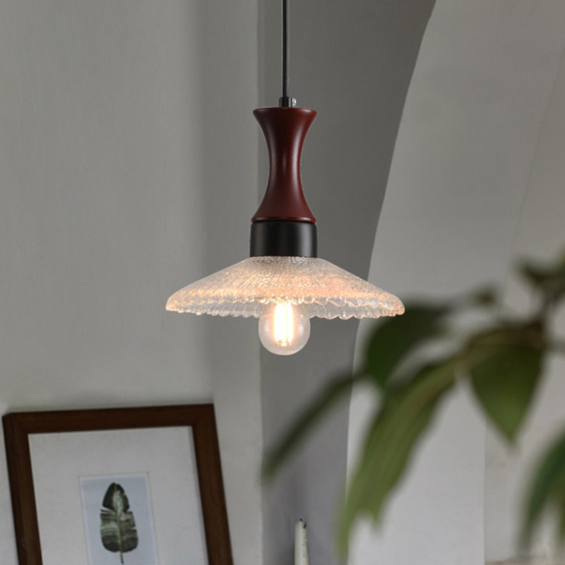 ペンダントライト 北欧 ガラス 木 ダイニング おしゃれ 1灯 口金E26 LED対応 アイアン 金属 モダン シンプル デザイン 照明 天井照明 ライト 玄関 リビング 寝室 洗面所 居間 キッチン ダクトレール 引掛けシーリング 北欧