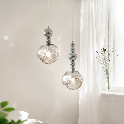 ペンダントライト おしゃれ ガラス レトロ 1灯 吊下げ灯 天井照明 間接照明 北欧 LED電球 洋風 キッチン 照明器具 トイレ 階段 引掛シーリング ダクトレール 電気 モダン シンプル かわいい リビング ダイニング インテリア照明 食卓 和室 癒やし 省エネ