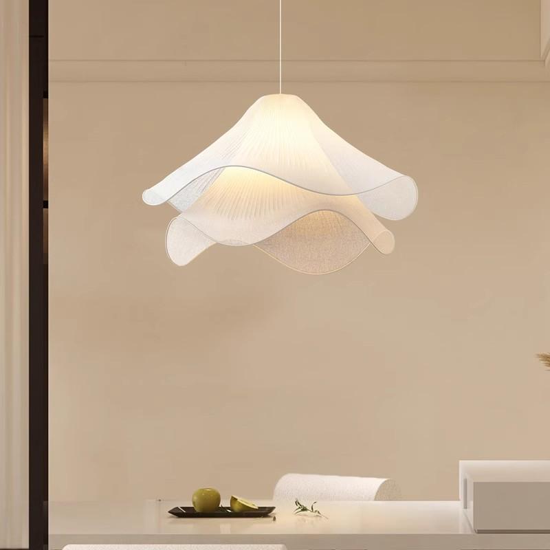 ペンダントライト ダイニング 北欧 布 1灯 E26 led モダン シンプル レトロ デザイン 天井照明 シェードランプ ライト 玄関 リビング トイレ 寝室 洗面所 居間用 キッチン 食卓用 ダクトレール用 可愛い 階段 玄関 小さい clear 自然