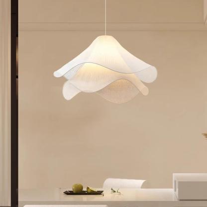 ペンダントライト ダイニング 北欧 布 1灯 E26 led モダン シンプル レトロ デザイン 天井照明 シェードランプ ライト 玄関 リビング トイレ 寝室 洗面所 居間用 キッチン 食卓用 ダクトレール用 可愛い 階段 玄関 小さい clear 自然