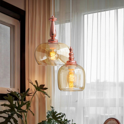 ペンダントライト 北欧 ガラス アイアン ダイニング おしゃれ 1灯 口金E26 LED対応 アイアン 金属 モダン シンプル デザイン 照明 天井照明 ライト 玄関 リビング 寝室 洗面所 居間 キッチン ダクトレール 引掛けシーリング 北欧