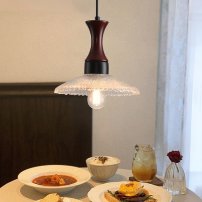 ペンダントライト 北欧 ガラス 木 ダイニング おしゃれ 1灯 口金E26 LED対応 アイアン 金属 モダン シンプル デザイン 照明 天井照明 ライト 玄関 リビング 寝室 洗面所 居間 キッチン ダクトレール 引掛けシーリング 北欧