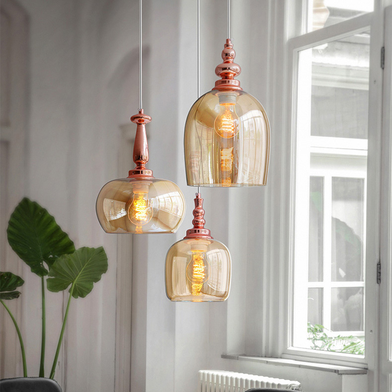 ペンダントライト 北欧 ガラス アイアン ダイニング おしゃれ 1灯 口金E26 LED対応 アイアン 金属 モダン シンプル デザイン 照明 天井照明 ライト 玄関 リビング 寝室 洗面所 居間 キッチン ダクトレール 引掛けシーリング 北欧