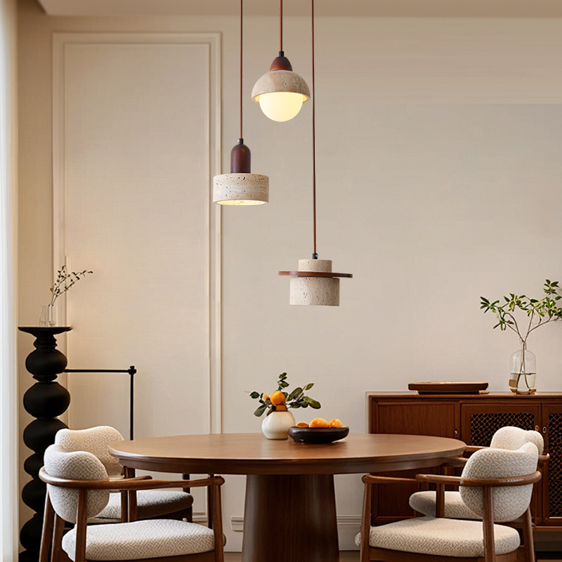 ペンダントライト 北欧 おしゃれ ダイニング 黄洞石 木 おしゃれ 1灯 口金E26 LED対応 モダン シンプル 照明 天井照明 シェードランプ 玄関 リビング 寝室 洗面所 居間用 キッチン 簡単取付 引掛けシーリング ダクトレール