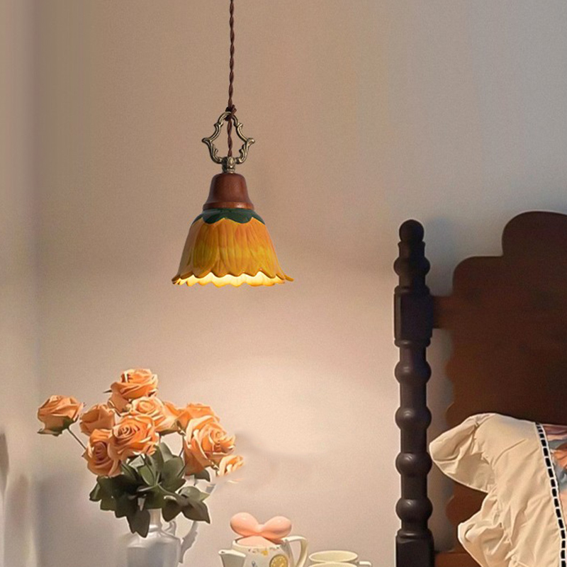 ペンダントライト 北欧 ダイニング おしゃれ 口金G9 陶器 磁器 食卓用 天井照明 花びら レトロ ナチュラル シンプル キッチン 玄関 シーリングライト カフェ 照明 おしゃれ セラミック リビング 居間 インテリア インダストリアル 寝室 カントリー 小型 引越し