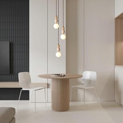 ペンダントライト 北欧 ダイニング 木 黄洞石 おしゃれ 1灯 口金E26 LED対応 モダン シンプル デザイン 照明 天井照明 シェードランプ ライト 玄関 リビング 寝室 洗面所 居間用 キッチン 簡単取付 引掛けシーリング おしゃれ ダクトレール