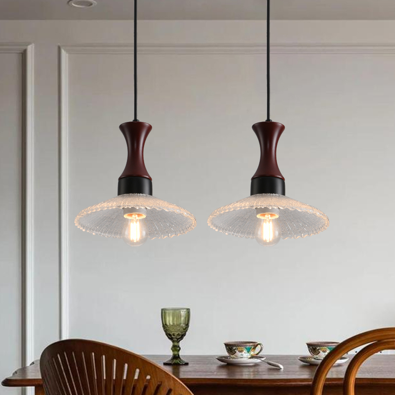 ペンダントライト 北欧 ガラス 木 ダイニング おしゃれ 1灯 口金E26 LED対応 アイアン 金属 モダン シンプル デザイン 照明 天井照明 ライト 玄関 リビング 寝室 洗面所 居間 キッチン ダクトレール 引掛けシーリング 北欧