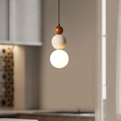 ペンダントライト 北欧 ダイニング 木 黄洞石 おしゃれ 1灯 口金E26 LED対応 モダン シンプル デザイン 照明 天井照明 シェードランプ ライト 玄関 リビング 寝室 洗面所 居間用 キッチン 簡単取付 引掛けシーリング おしゃれ ダクトレール