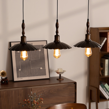 ペンダントライト 北欧 アンティーク ダイニング アイアン 木 金属 口金E26 インテリア照明 ヴィンテージ カフェ キッチン レトロ 廊下 北欧 おしゃれ 和風 レトロ ブラック ホワイト モダン インダストリアル 引掛けシーリング おしゃれ ダクトレール