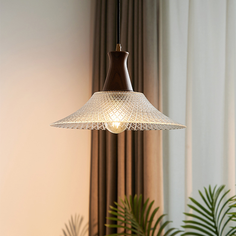 ペンダントライト おしゃれ ガラス 木 レトロ 1灯 吊下げ灯 天井照明 間接照明 北欧 LED電球 洋風 キッチン 照明器具 トイレ 階段 引掛シーリング ダクトレール 電気 モダン シンプル  リビング ダイニング インテリア照明 食卓 和室 癒やし 省エネ