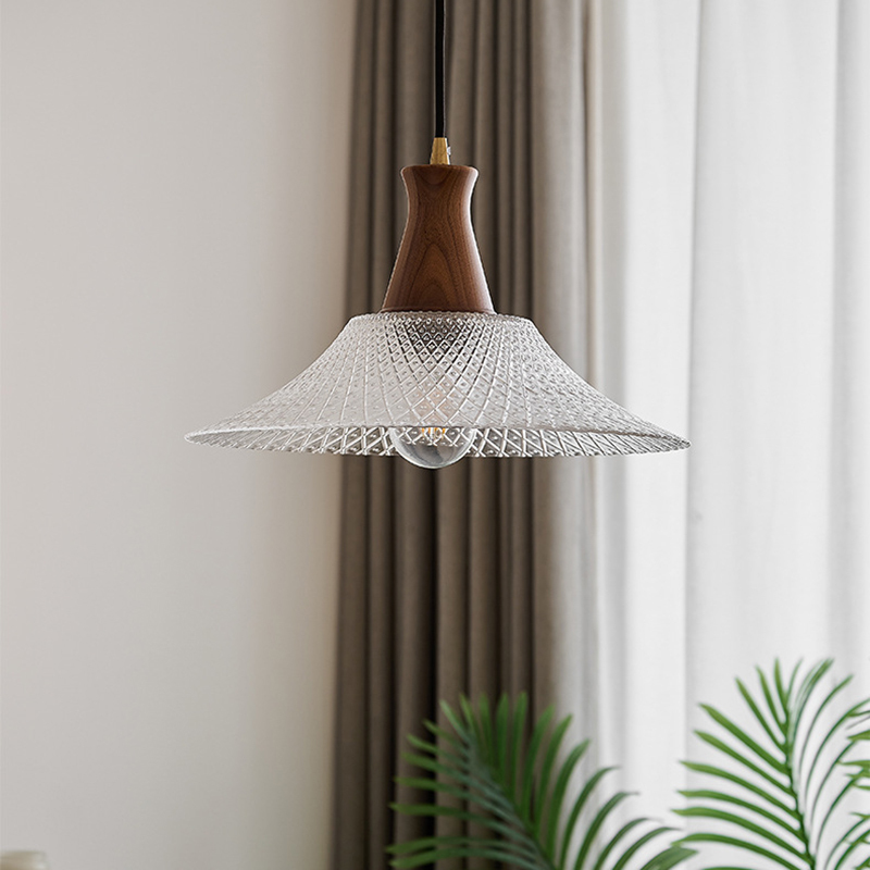 ペンダントライト おしゃれ ガラス 木 レトロ 1灯 吊下げ灯 天井照明 間接照明 北欧 LED電球 洋風 キッチン 照明器具 トイレ 階段 引掛シーリング ダクトレール 電気 モダン シンプル  リビング ダイニング インテリア照明 食卓 和室 癒やし 省エネ