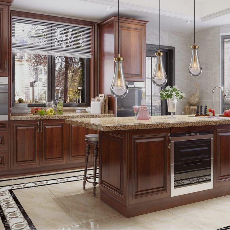 Aladdinlight ペンダントライト　ガラス　吊り下げ照明　ダイニング ３色